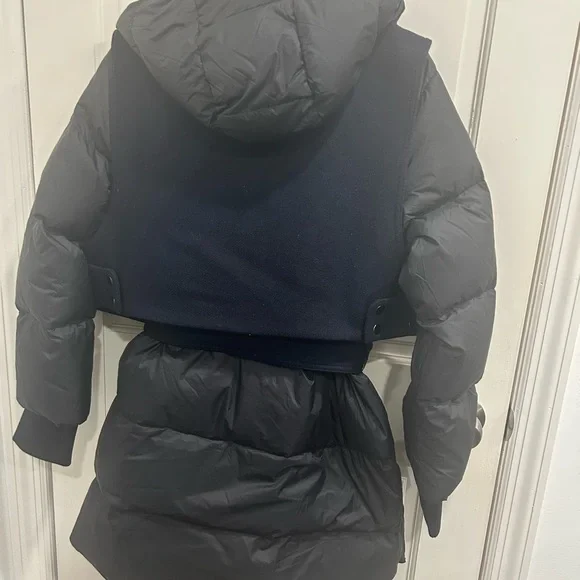 Veronica Beard Navy and Black Puffer Jacket - Picture 8 of 12